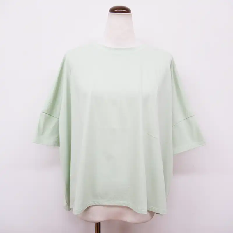 PARADIS　トロワ天竺ワイドTシャツ /Sage green37　【日本製】